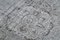 Vintage Anatolian Grey Hand Knotted Wool Rug, Image 6