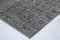 Grey Oriental Low Pile Handwoven Overd-yed Rug, Image 4