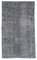 Grey Oriental Low Pile Handwoven Overd-yed Rug, Image 1