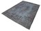 Grey Oriental Low Pile Handwoven Overd-yed Carpet 3