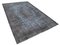 Grey Oriental Low Pile Handwoven Overd-yed Carpet 2