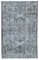 Blue Oriental Traditional Handwoven Overd-yed Rug, Image 1