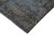 Grey Oriental Low Pile Handwoven Overd-yed Rug, Image 4
