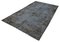 Grey Oriental Low Pile Handwoven Overd-yed Rug, Image 3