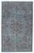 Vintage Anatolian Grey Hand Knotted Wool Rug 1