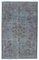 Vintage Anatolian Grey Hand Knotted Wool Rug, Image 1