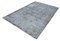 Grey Oriental Low Pile Handwoven Overd-yed Rug, Image 3