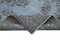 Grey Oriental Low Pile Handwoven Overd-yed Rug 6