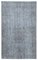 Grey Oriental Low Pile Handwoven Overd-yed Rug, Image 1