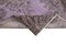 Überfärbter handgewebter Grauer Anatolischer Teppich 6