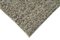Bestickter grauer Teppich aus zeitgenössischer überfärbter Wolle 4