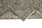 Bestickter grauer Teppich aus zeitgenössischer überfärbter Wolle 6