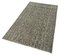 Bestickter grauer Teppich aus zeitgenössischer überfärbter Wolle 3