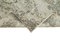 Grauer antiker handgewebter niedriger Überfärberter Teppich 6