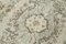 Grauer antiker handgewebter niedriger Überfärberter Teppich 5