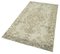 Beige Turkish Handmade Wool Overdyed Rug 3