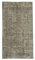 Grey Anatolian Hand Knotted Wool Vintage Rug 1