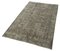 Grey Anatolian Hand Knotted Wool Vintage Rug 3