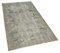 Grey Oriental Handwoven Low Pile Overdyed Rug, Image 2