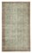 Beige Anatolian Hand Knotted Wool Vintage Rug, Image 1