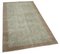 Beige Anatolian Hand Knotted Wool Vintage Rug 2