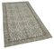 Vintage Turkish Handmade Grey Wool Carpet, Image 2