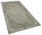 Small Vintage Grey Overdyed Wool Rug, Image 2