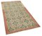 Beige Oriental Handwoven Low Pile Overdyed Carpet 2