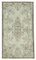 Grey Anatolian Hand Knotted Wool Vintage Rug 1