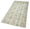 Beige Decorative Handmade Wool Overdyed Carpet, Image 3