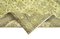 Überfärbter grüner anatolischer handgeknüpfter kleiner Teppich 6