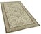 Beige Anatolian Hand Knotted Wool Vintage Rug 2