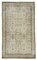 Overdyed Beige Anatolian Hand Knotted Small Rug 1