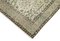 Overdyed Beige Anatolian Hand Knotted Small Rug 4