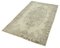 Small Vintage Beige Overdyed Wool Rug 3