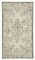 Beige Oriental Handwoven Low Pile Overdyed Rug 1