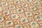 Überfärbter gelber türkischer Handgeknüpfter Teppich aus Wolle 5