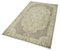 Overdyed Beige Anatolian Hand Knotted Small Rug 3