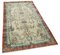 Tapis Reteint Main en Laine Beige, Turquie 2