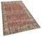 Tappeto vintage fatto a mano in lana beige, Turchia, Immagine 2