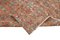 Roter Dekorativer Handgemachter Überfärbter Teppich aus Wolle 6