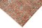 Roter Dekorativer Handgemachter Überfärbter Teppich aus Wolle 4