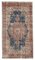 Beige Anatolian Hand Knotted Wool Vintage Rug, Image 1