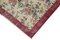 Beige Dekorativer Handgemachter Überfärbter Teppich aus Wolle 4