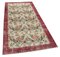 Beige Decorative Handmade Wool Overdyed Rug, Image 2