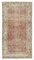 Small Vintage Beige Overdyed Wool Rug, Image 1