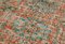 Floraler Überfärbter Roter Orientalischer Handgewebter Teppich 5
