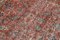 Roter Handgewebter Überfärbter Türkischer Teppich 5