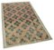 Overdyed Beige Anatolian Hand Knotted Small Rug 2