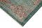 Grüner Anatolischer Handgeknüpfter Vintage Teppich aus Wolle 4